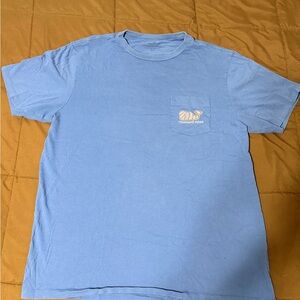 Vineyard Vines Mens Light Blue Short Sleeve Tee